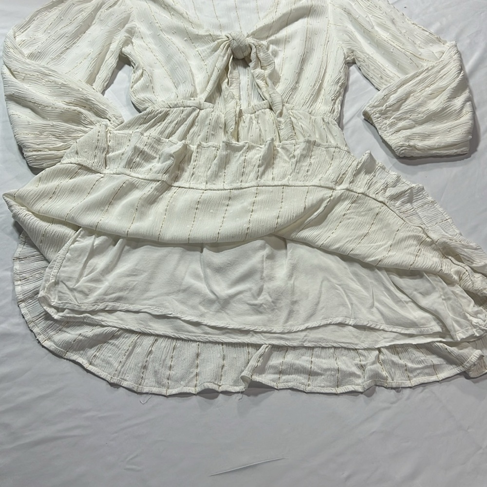 Surf Gypsy white/ivory dress size M - Picture 4 of 9